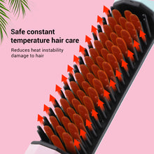 Rechargeable Hair Straightening Comb