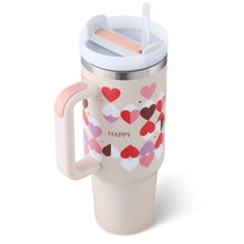 40oz Insulated Tumbler with Handle & Straw