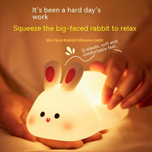 Cute LED Rabbit Touch Night Light