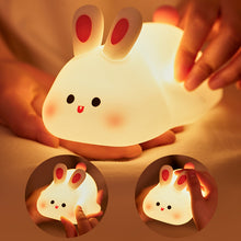Cute LED Rabbit Touch Night Light