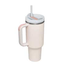 40oz Insulated Tumbler with Handle & Straw