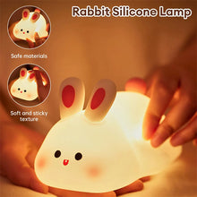Cute LED Rabbit Touch Night Light